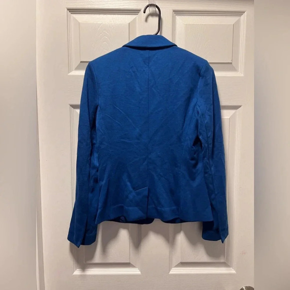 Michael Kors Blue Blazer Button Size 6 Petite - Picture 4 of 5